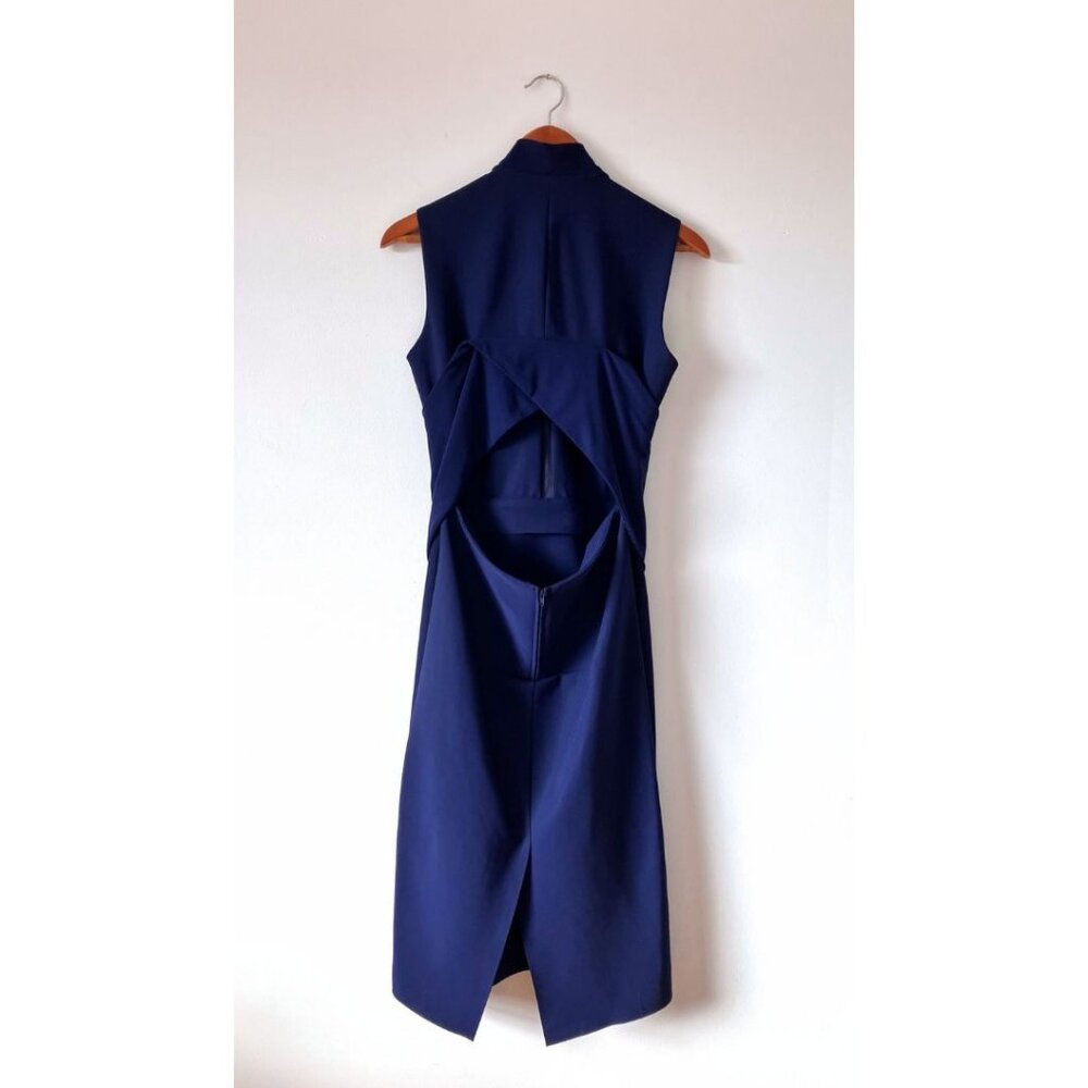 Greta Contantine Rolda Dress Navy Size Large - Picture 3 of 6